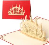 Diese Klappkarten Christmas 3D pop-up folded card various designs laser cut handmade Christmas card greeting card Christmas Eve, Advent, Santa Claus W27 / Schwibbogen