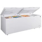 Kenmore Deep Freezer - Convertible Refrigerator/Chest Freezer, 2 Hanging Basket, Garage Ready, Meat Storage, Front Drain, Congélateur For Home, Apartment, Basement, Cottage 21.0 Cu Ft, White