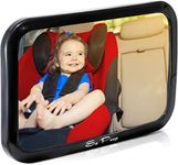 So Peep Baby Car Mirror - Adjustable Backseat Safety for Newborns Chritsmas Car Decoration Gifts for Mother's Day