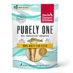 Honest Kitchen Wishes: Natural Human Grade Dehydrated Fish Filets Treats for Dogs/Cats 3 oz