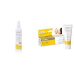 Medela Quick Clean Breast Pump Sanitizer Spray + Purelan Lanolin Nipple Cream (1.3 oz)