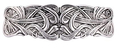 KKJOY Metal Celtic Knot Barrettes Vintage Swirl Hair Clips Hand Crafted Spring Clip Hair Pin Headpieces Wedding Bridal Hair Accessories for Women Girls