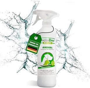 BactoDes - Animal Ready Geruchsneutralisierer Sprayflasche 1l gebrauchsfertig - Starker Enzymreiniger Katzenurin, Hundeurin & Tiergerüche - Effektiver Geruchsentferner mit Bio Mikroben-Wirkung