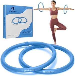 Arm Hoop - Mini Hula Hoop for Adults - Strengthen Arms and Shoulders - Weighted Hula Hoop for Fun Upper Body Exercise - Lightweight and Portable Fitness Equipment for Effective Workouts (Blue)