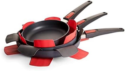 Woll Pan Protectors Set/3 Pan Protectors Set/3, Red/Grey, WOL-PPSET