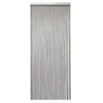 Shoze Aluminium Chain Curtain 214 x 90cm Fly Screen Door Curtain Fly Insect Bug Screen Strip Blinds Keeps Out Flies Wasps Pest Insect & Bees for Doorways Divider Grey