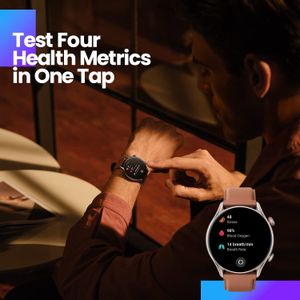Amazfit GTR 3 Pro Smart Watch, 1.45” AMOLED, GPS, 150+ Sports Modes, Black