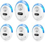 Bectine Ultrasonic Pest & Mouse Repellent 6 Packs, Indoor Pest Control, Ultrasonic Pest Repellent, Indoor Pest Control for Home, Kitchen, Office, Warehouse, Hotel