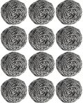 12Pcs Steel Wool Scrubber Pads for 