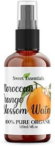 Premium Organic Moroccan Orange Blossom (Neroli) Water | 4oz Spray Imported From Morocco |.