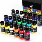 Premium Acrylic Craft Paint Set, 20