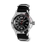 VOSTOK | Amphibia 120509 Automatic Self-Winding Diver Wrist Watch | Black Strap