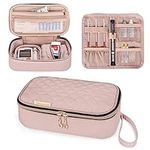 YARWO Insulin Cooler Travel Case, Medical Bag for Travel for Diabetic Care Kits, EpiPen Carrying Case Insulated, Portable Diabetes Supplies Storage Bag with Extra Folding Pouch, Dusty Rose(Bag Only)