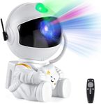 XHSY Astronaut Projector，Star Projector Galaxy Light，Night Light for Kids，Light Projector for Bedroom，Starry Nebula Ceiling LED Lamp，with Remote (White1)