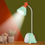 Pick Ur Needs ABS Plastic Study Table Lamp/Desk Lamp Rechargeable Led Desk Lamp Touch Dimmer Dinosaur Study Table Lamp, Green