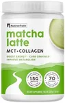 NativePath Collagen Peptides - Hydrolyzed Type 1 & 3 Collagen. Keto & Paleo Grass-Fed Protein Powder for Hair, Skin, Nails, Bones, Joints, Digestion and More - No Gluten or Dairy (Matcha Latte, 230g)