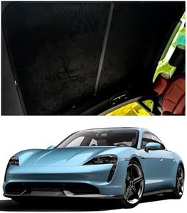 Roof Sunshade Compatible with Porsche Taycan 4/4S/GTS/Turbo/Turbo S 2020-2024 Accessories,Premium Soft Suede Sunroof Sun Shade Heat Insulation Anti-UV