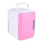 Trintion Mini Refrigerator 4L Refrigerator Compact and Portable Cold Room Low Noise Refrigerator for Cosmetics Food Bedroom Office Travel (Pink)