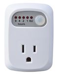 Simple Touch C30004-Multi Auto Shut-Off Power Outlet, for Curling Iron, Hair Straightener, iPhone, Android, Laptops - Countdown Timer, (1 Pack)