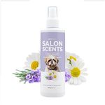 Bark2Basics Salon Scents Pet Grooming Cologne - 8 oz, Natural Professional Perfume for Dogs and Cats, Long Lasting, Deodorizing, Made in The USA (Lavender Chamomile)