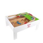 Hape Railway Play and Stow Storage & Activity Table for Wooden Trainsets