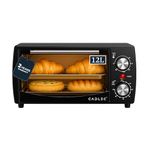 Cadlec Cruise Multi-Function OTG for Kitchen, 12 Litre, 1000W, Oven Toaster Griller, Adjustable Temperature & Timer, Bake, Grill & Toast, Oven for Baking - Black