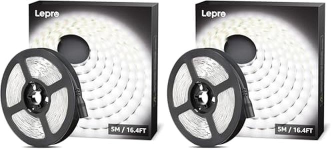 LE 16.4ft Daylight White LED Strip Lights