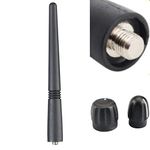 Uhf Walkie Talkie Antenna with Channel Selector and Volume knob Pair Compatible with Motorola GP328, GP-338,19 cm Long VHF (146-174 Mhz) walkie Talkie