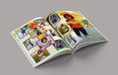 YAHVI Personalized 9"x11" | Magazine Style Photo Album (Multicolour, 20 Pages)