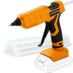 Hot Glue Gun Cordless for Dewalt 18V XR li-ion Battery Powered 100W, Crafting for DIY Handicrafts and Repair 11mm Sticks (Tool Bare, no Battery, no Charger)