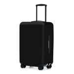 Adorila Travel Luggage Cover Protector - Elastic Suitcase Sleeve with Double-Side Zippers, Fits (29-32 Inch), Black, Size XL