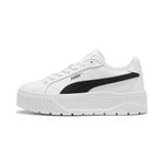 PUMA Women's Karmen II L Sneaker, White Black Silver, 6 UK
