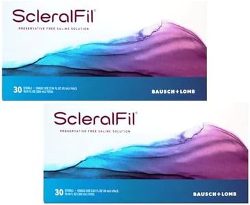 ScleralFil Preservative Free Saline Solution, 0.34 Fl Oz Vials, 30 Count (Pack of 2)