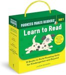 Phonics Makes Readers: Learn to Read Box 1: 15 Books to Build Reading Skills for Kindergarten and Beyond