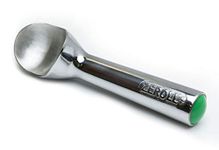 Zeroll 1016 Original Ice Cream Easy Scoop with Unique Liquid Filled Heat Conductive Handle Simple One Piece Aluminum Design Easy Release 32 Scoops per Gallon Made in USA, 2.5-ounce, Silver