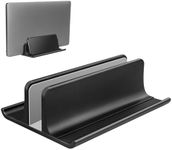 VAYDEER Vertical Laptop Stand Holder Adjustable Desktop Notebook Dock Space-Saving Three-in-one for All MacBook Pro Air, Mac,HP, Dell, Microsoft Surface,Lenovo, up to 17.3 inch Black