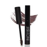 INCLUSIF Eyebrow Shaper Gel – Dark Brown, 5ml | Waterproof & Smudge-Proof Brow Tint | Long-Lasting Natural Finish | Volumizing & Easy to Apply | Eyebrow Filler for All Skin Types