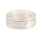 Ravishing Impressions Bridal-Wedding Gift 925 Sterling Silver Meditation Statement Spinner Ring