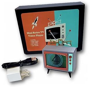 Mini 3D Printed Retro TV Video Player | Plays up to 120 Minutes of Videos & Displays Hundreds of Pics