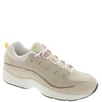 Easy Spirit Womens Romy Leather Walking Shoes, Light Natural Suede, 6.5 UK