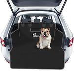 Car Boot Liners For Dogs With Large Pocket - Non-slip Waterproof Car Boot Protector With Bumper Flap & Sides, Universal Size Boot Liner Matt Protection Cover, Dog Car Boot Covers For Cars, Truck, SUV