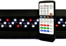 Finnex Planted+ 24/7 CRV Aquarium LED Light, Automated Full Spectrum 660Nm Deep Red Fish Tank Light, 20", Sleek Black, (CRV-20)