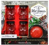 Make Your Own Hot Sauce Gourmet DIY Kit Skull Jars Jamaican Allspice Peppers