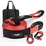 FieryRed 4”x 30FT Tow Straps Recovery Kit with D Ring Shackles, 46500lb Break Strength Recovery Straps Heavy Duty with Loops, Emergency Off Road Towing Rope & Winch Extension