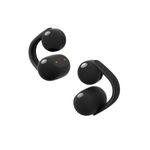 Sony LinkBuds Clip Open-Ear Wireless Earbuds, Comfortable Clip-On Headphones with 37H Battery, Clear Calls, Multipoint Bluetooth for Work and Everyday Use, Black