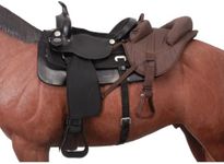 Tough 1 Ride - Behind Tandem Saddle for Western Saddle, Brown