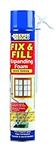 Everbuild Fix and Fill Quick Setting Expanding Foam, 750 ml, Beige