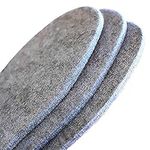 Wool Felt Warm Shoe Insoles - Wool Felt Boot Shoe Insert Insoles Men, Wool Felt Insoles, M 9/ W 10