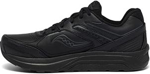 Saucony Women's Echelon Walker 3 Walking Shoe, Black, 9 W US