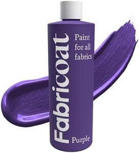 Fabricoat Purple Fabric Paint For Arts, Crafts & DIY Projects | 125ml / 4.2 FL OZ Fabric & Textile Paint Perfect for Clothing, Canvas Shoes, Denim, T-Shirts | Washable Non-Toxic